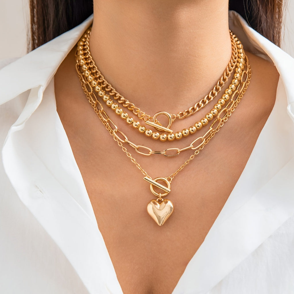 Collier Multicouche Luxueux