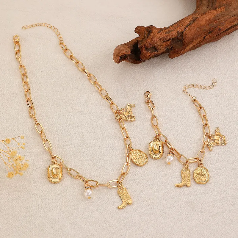 Golden Western - Collier & Bracelet