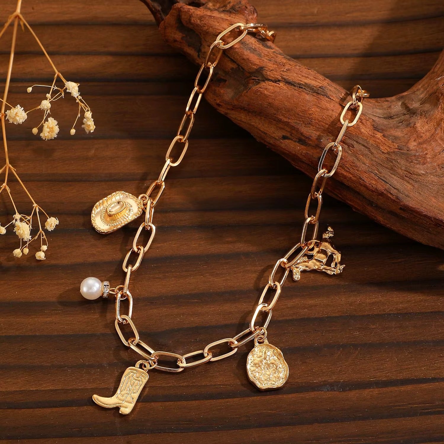 Golden Western - Collier & Bracelet